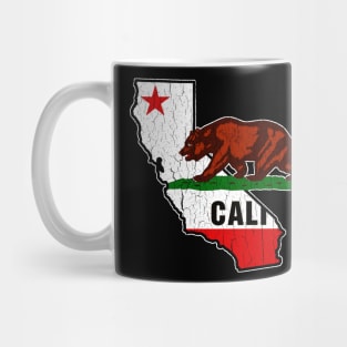 California State Flag (vintage distressed look) Mug